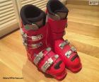 yapboz Kırmızı alp disiplini kayak botları